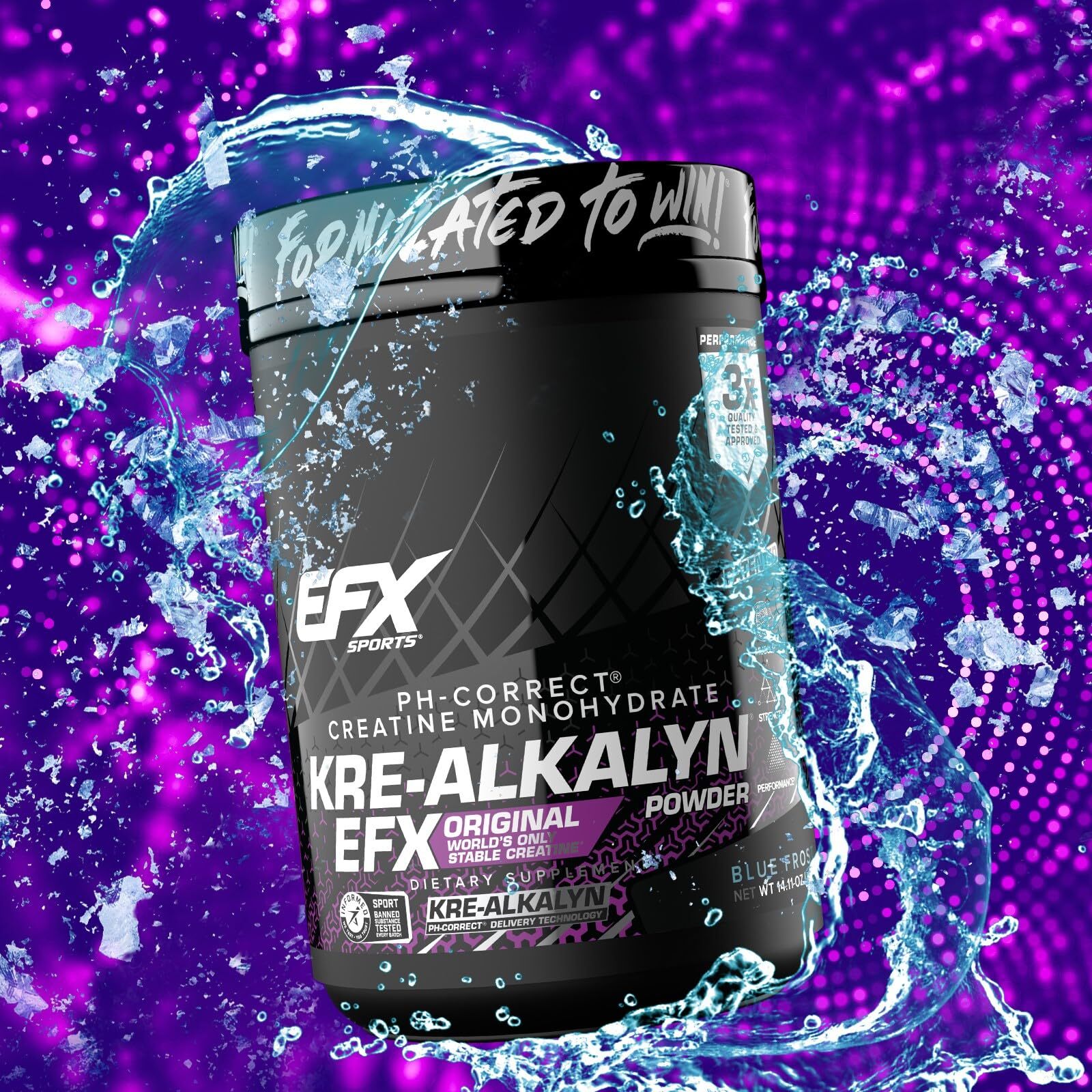 EFX Sports Kre-Alkalyn EFX Powder | pH Correct Creatine Monohydrate Powder Su…