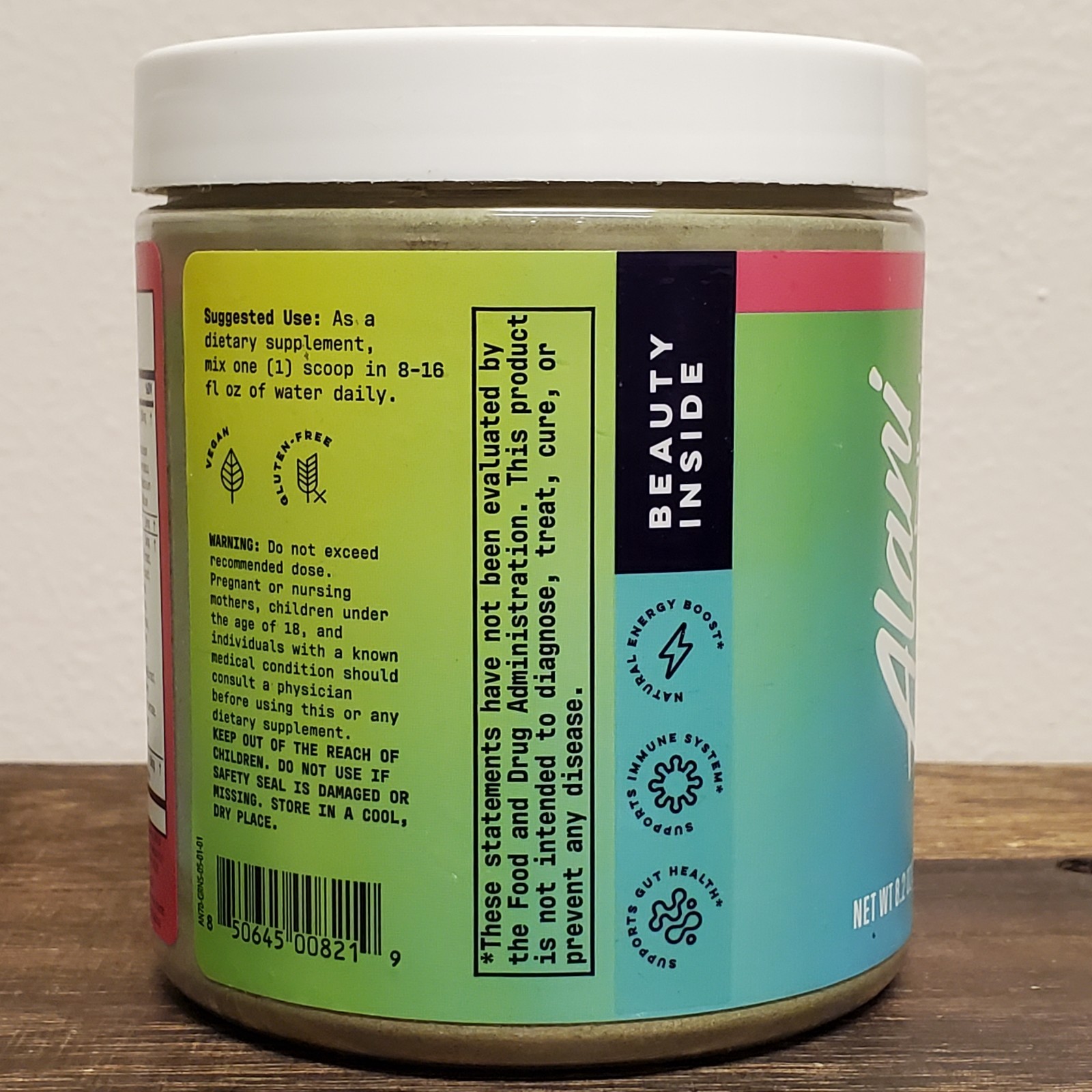 2x Alani Nu Super Greens Energy Antioxidant Superfoods Blend Powder Wild Berry