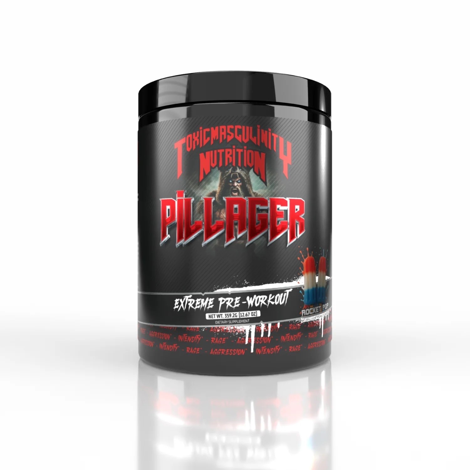 PILLAGER ToxicMasculinity Nutrition High Stim Pre-Workout see description Flavor