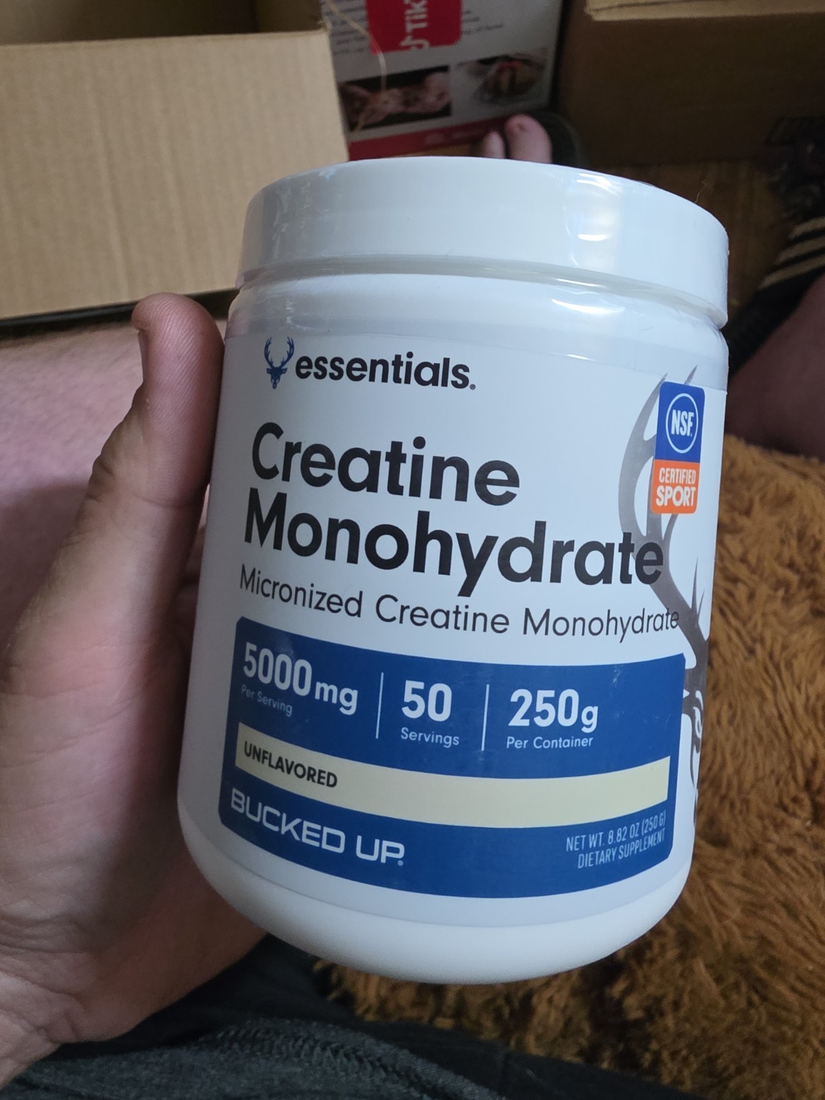Bucked Up Creatine Monohydrate Sports and Fitness Performance Powder – 250g