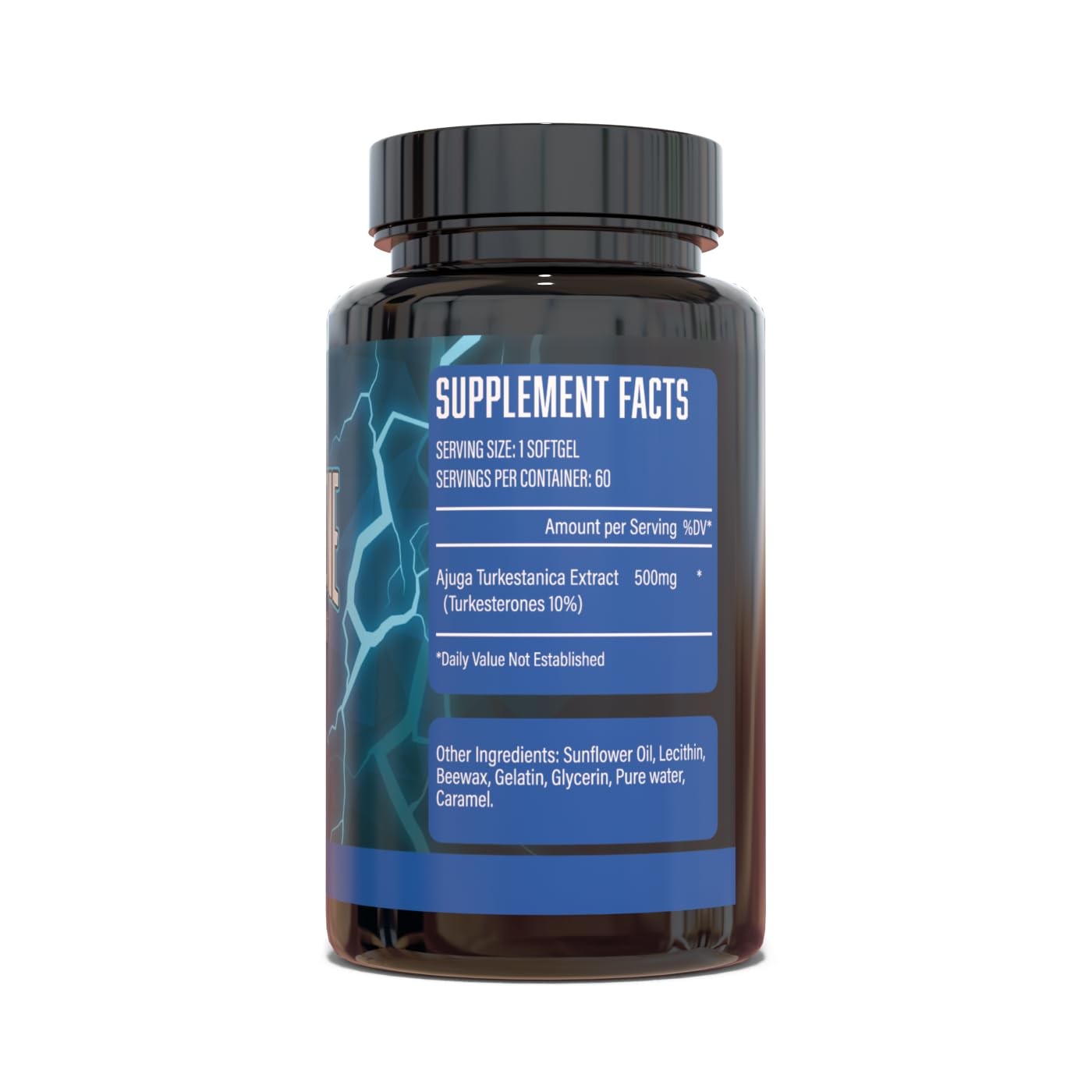 Turkesterone Supplement (500mg) Ajuga Turkestanica Extract, Improve Lean Musc…