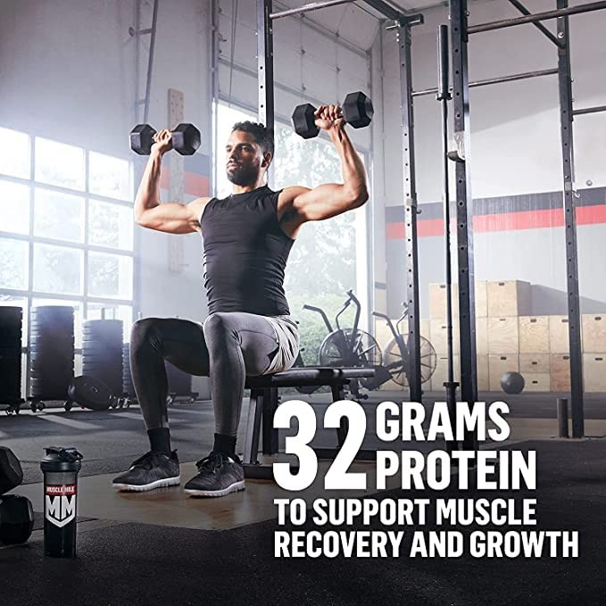 Muscle Milk Genuine Protein Powder, Chocolate, 32g Protein, 4.94 Pound, 32
