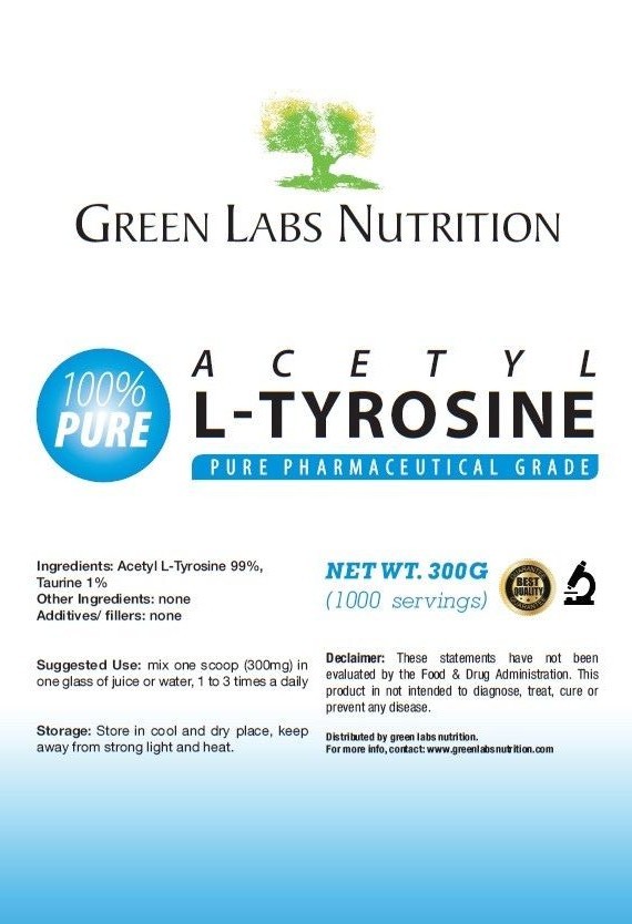 N-Acetyl L-Tyrosine Pure Powder MENTAL FOCUS ANTI STRESS NEUROTRANSMITTER