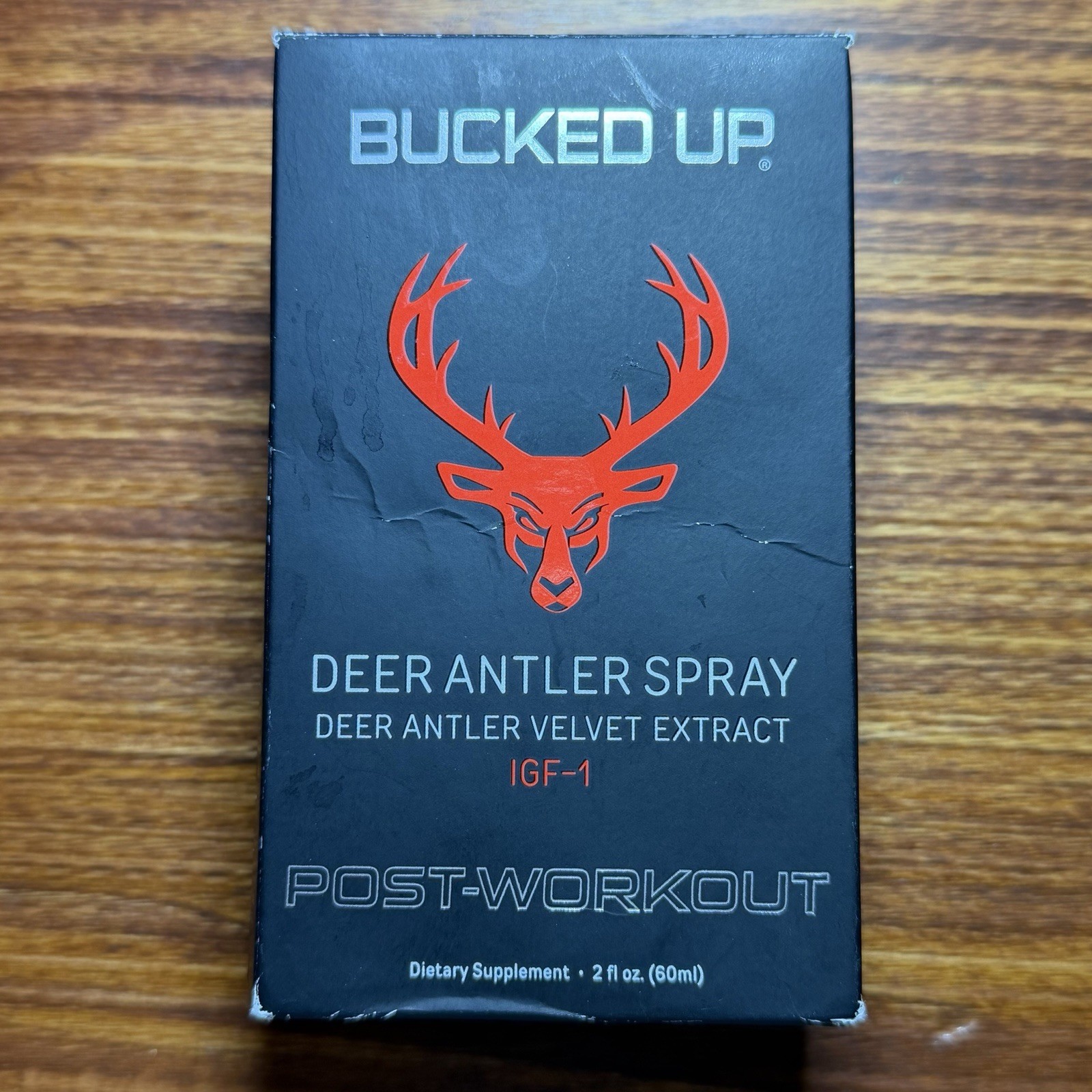 Bucked Up Deer Antler Spray Velvet Extract Post Workout 2FL.OZ 60ML Exp 03/2027