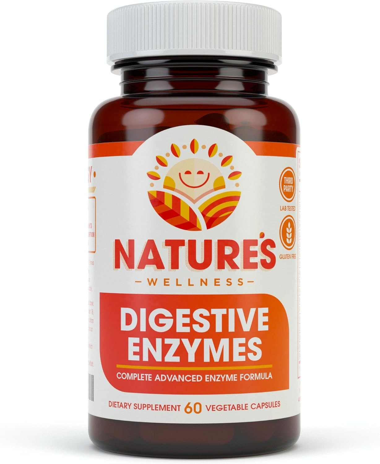 Bloating & Gas Relief Digestive Enzyme Supplement (60 Caps)