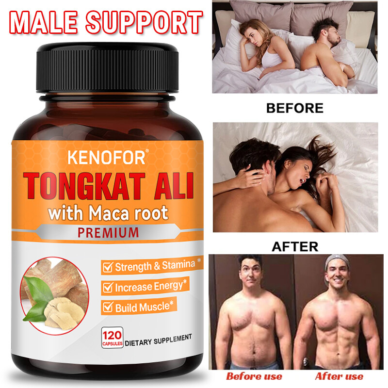 Maca Relieve Stress Sexual Desire Ginseng Male Energy for Men 120 Capsules