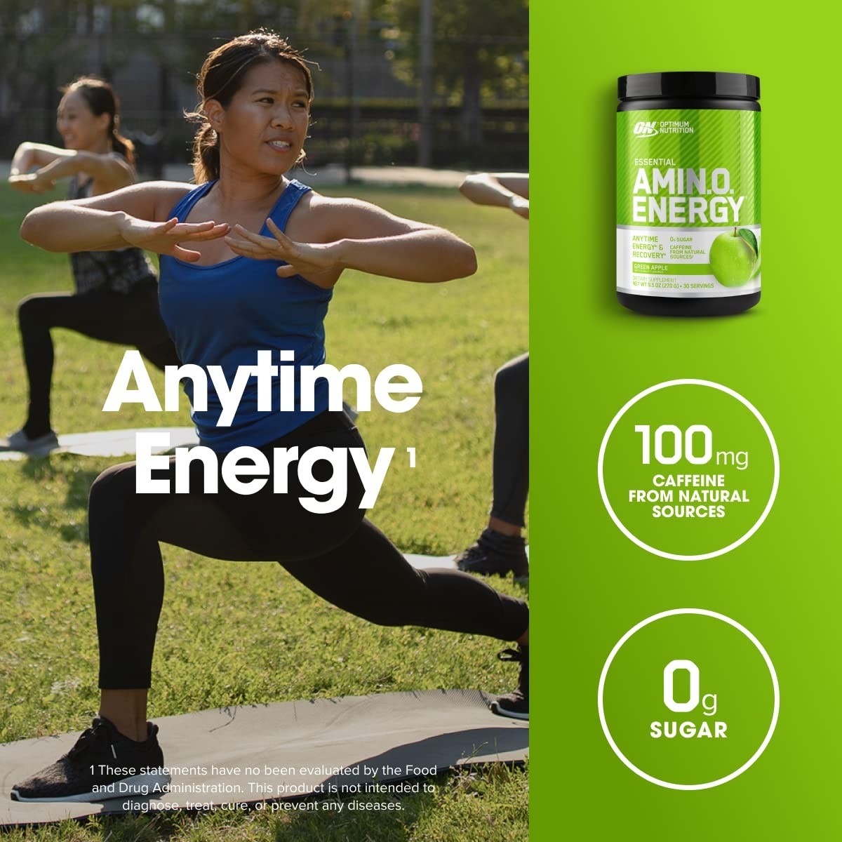 Amino Energy Pre Workout Powder – BCAA, Keto Friendly, Green Tea & Coffee Extrac