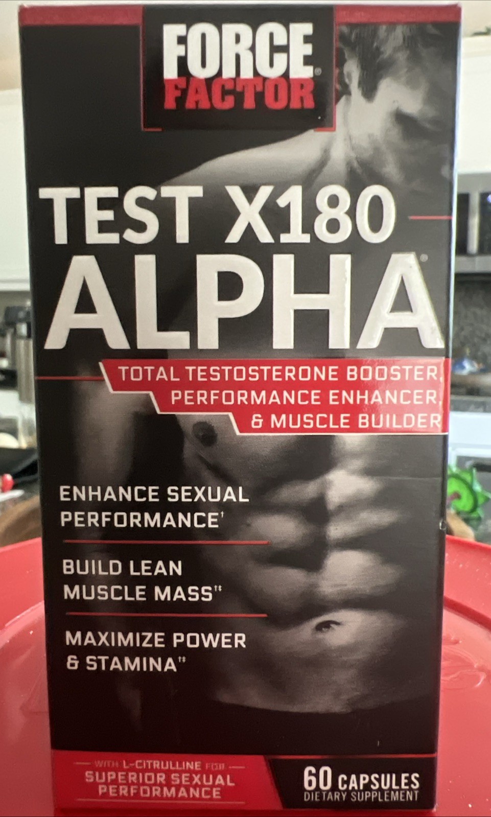 2x Pack- Test X180 Alpha®, 60 Capsules Each Exp 2/27
