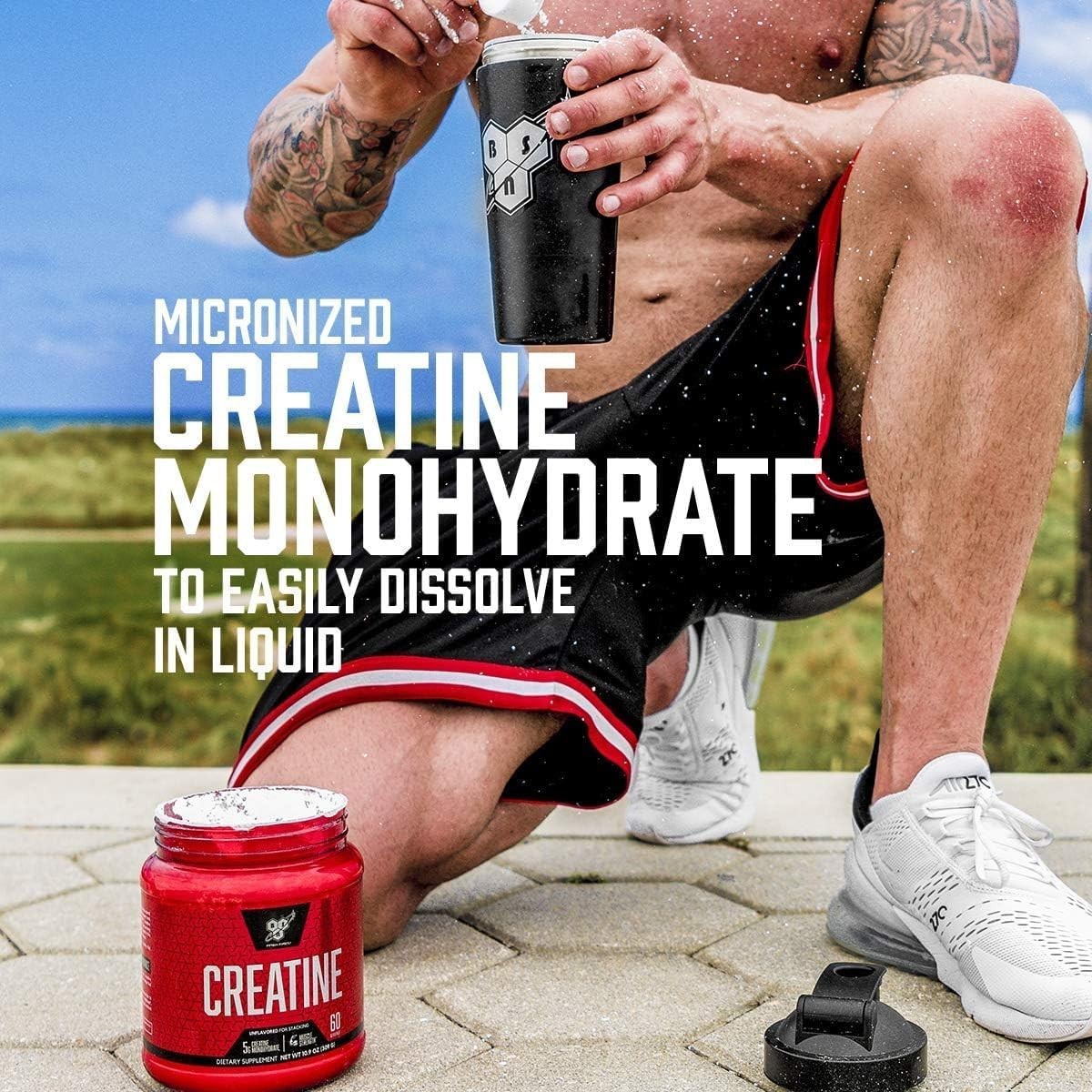 Creatine Monohydrate for Muscle Growth, 5g/Serving