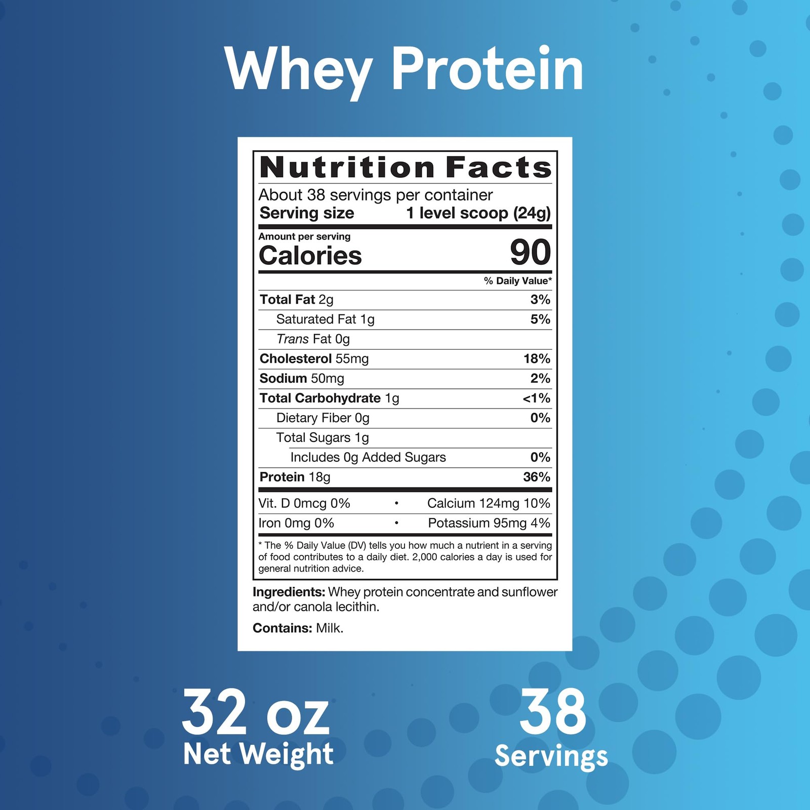 Jarrow Formulas Whey Protein 18 G Of Protein 3.8 G Of Bcaas And Glutamine