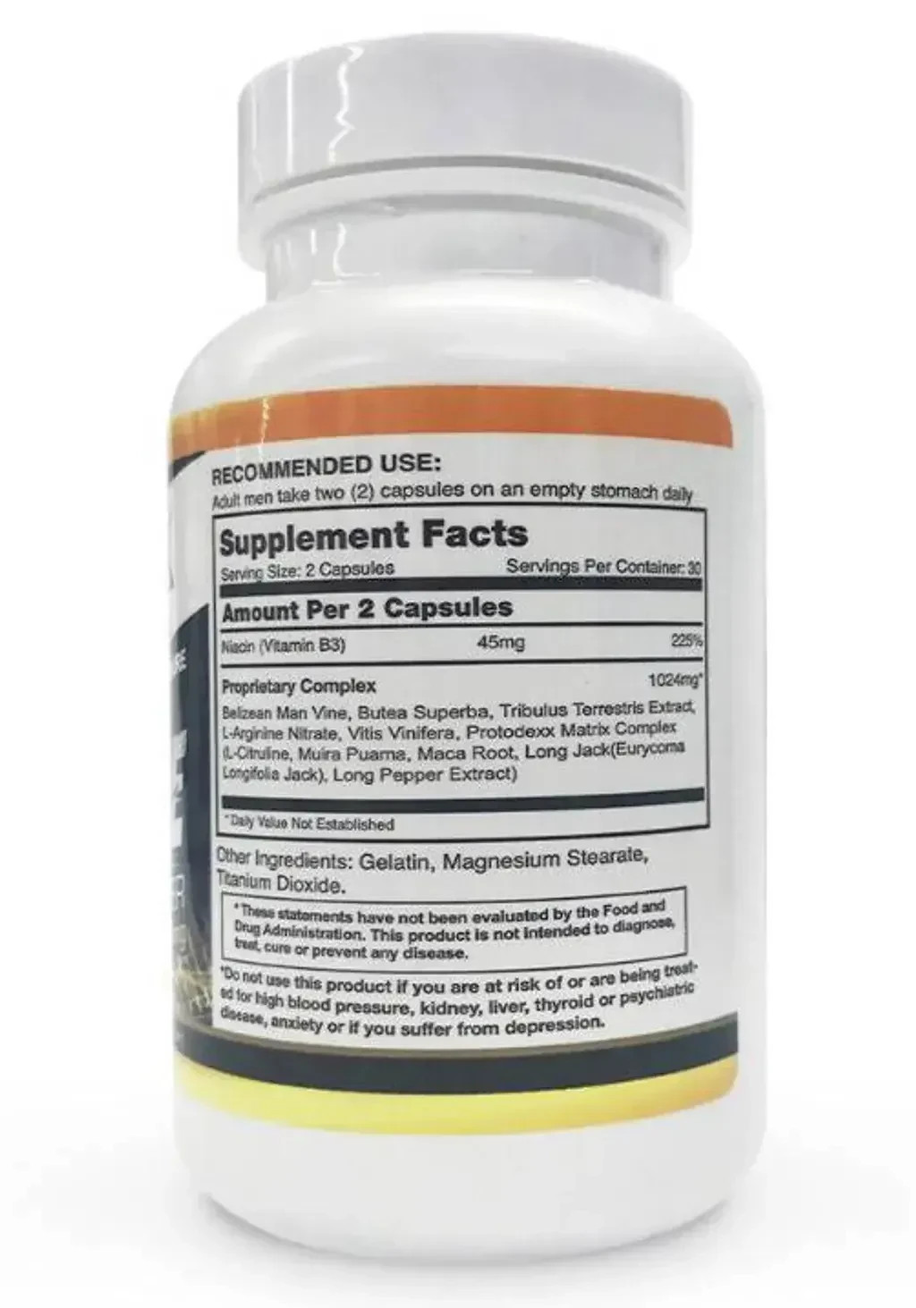 SizeGenix Adult 18+ Men Herbal Supplement 3 Months 180 Capsules New Sealed