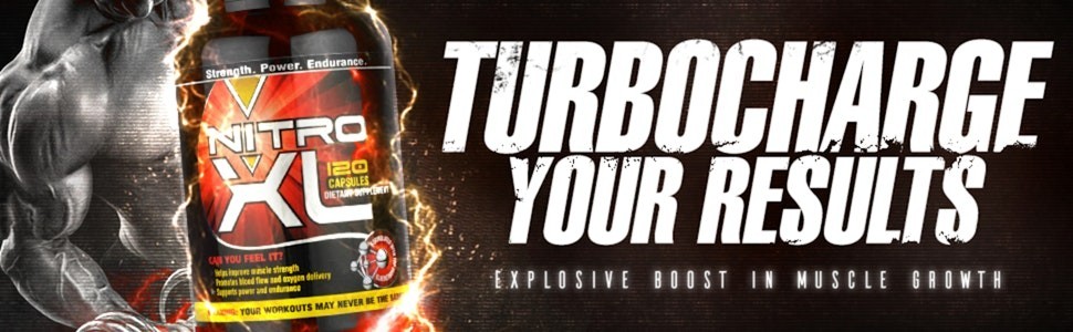 Nitric Oxide (120 Capsules) Explosive Bodybuilding Supplement