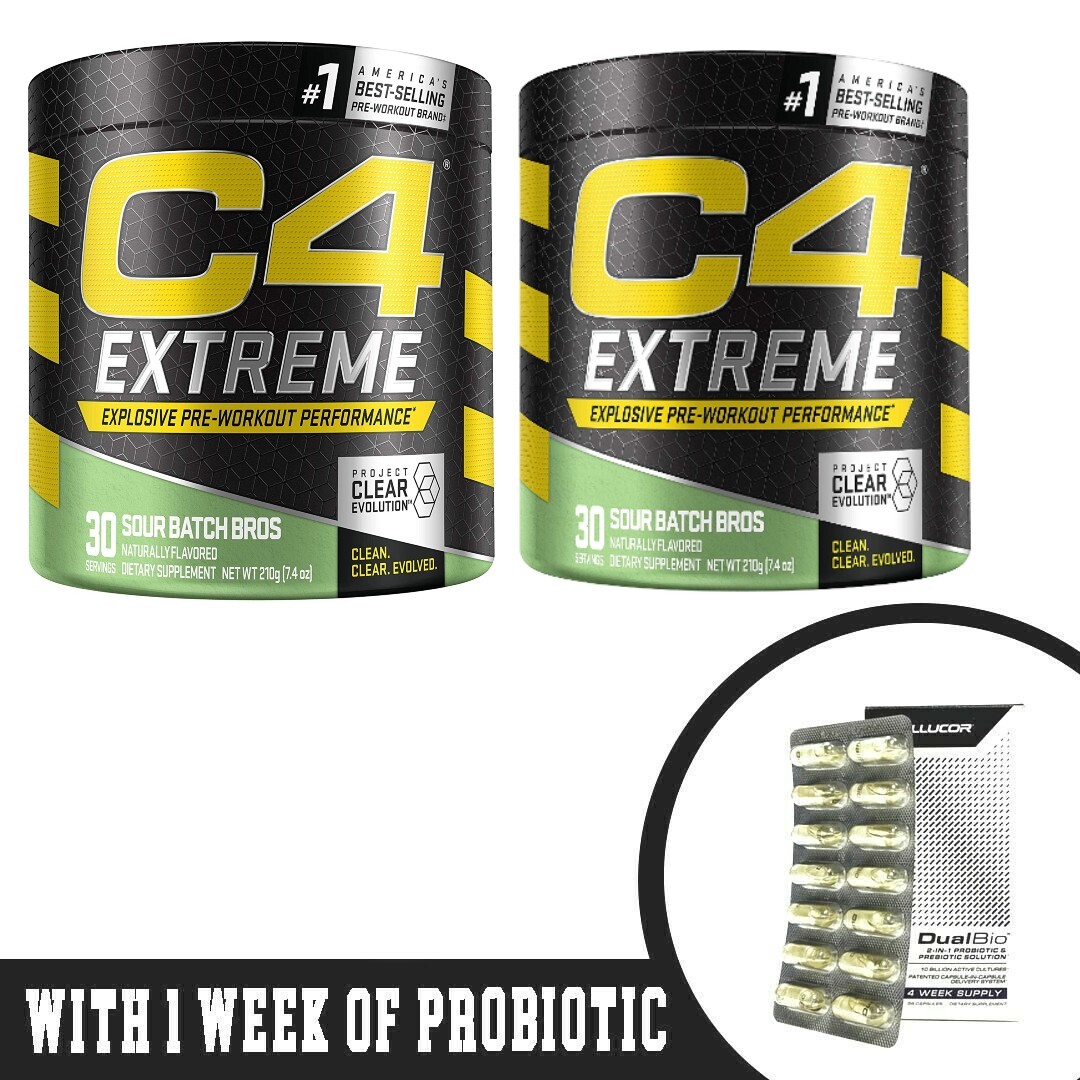 CELLUCOR – C4 ORIGINAL Pre-Workout Icy Blue Razz – 60 Servings