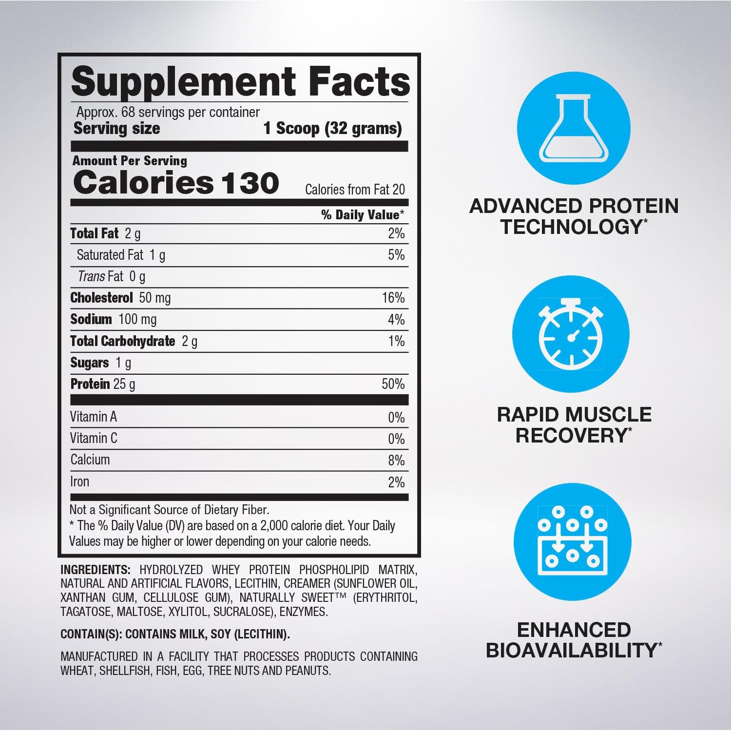 Bpi Sports Hydro Hd – 100 Hydrolyzed Whey Protein Powder – Muscle Growth