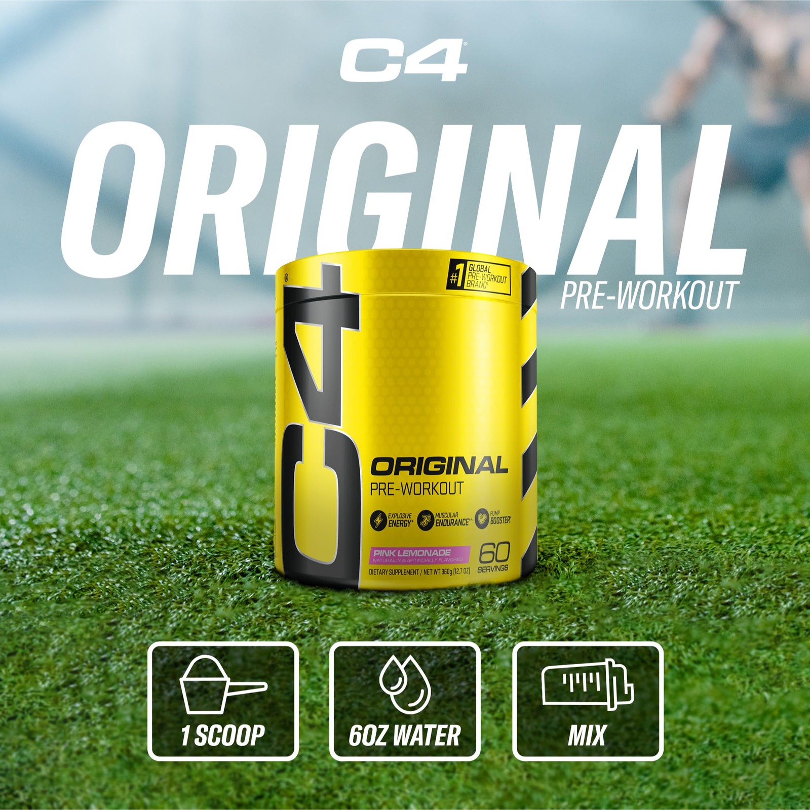 Cellucor C4 Original Pre Workout Powder Watermelon Sugar Free Preworkout Energy