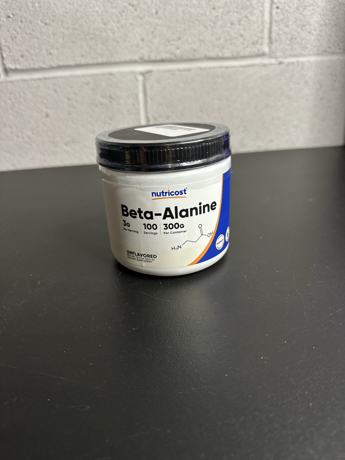 Nutricost Beta Alanine Powder 300g Pure Beta -Alanine, Unflavored