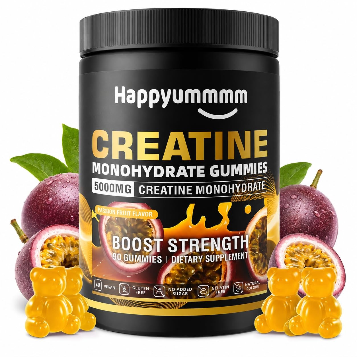 Creatine Monohydrate Gummies, NSF Certified, 5g Dose for Men & Women to Suppo…