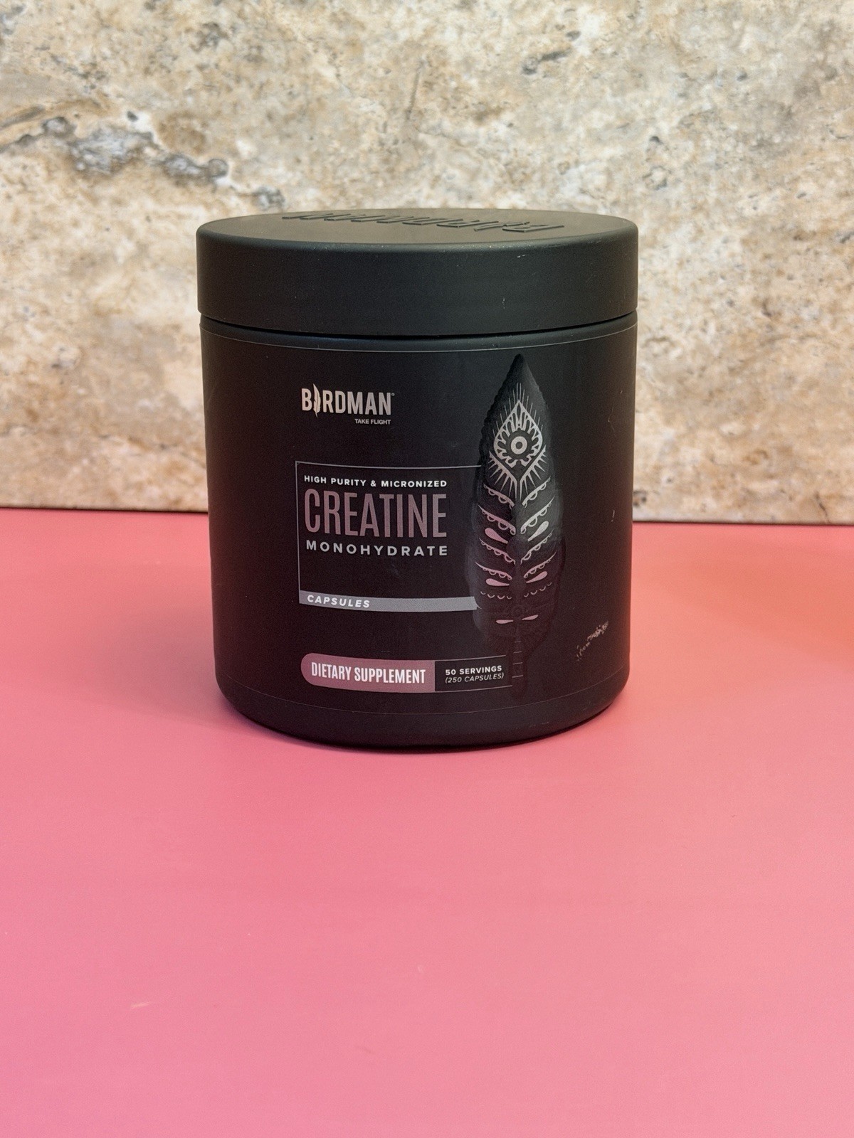 BIRDMAN Micronized Creatine Monohydrate 250 Capsules Exp 6/27
