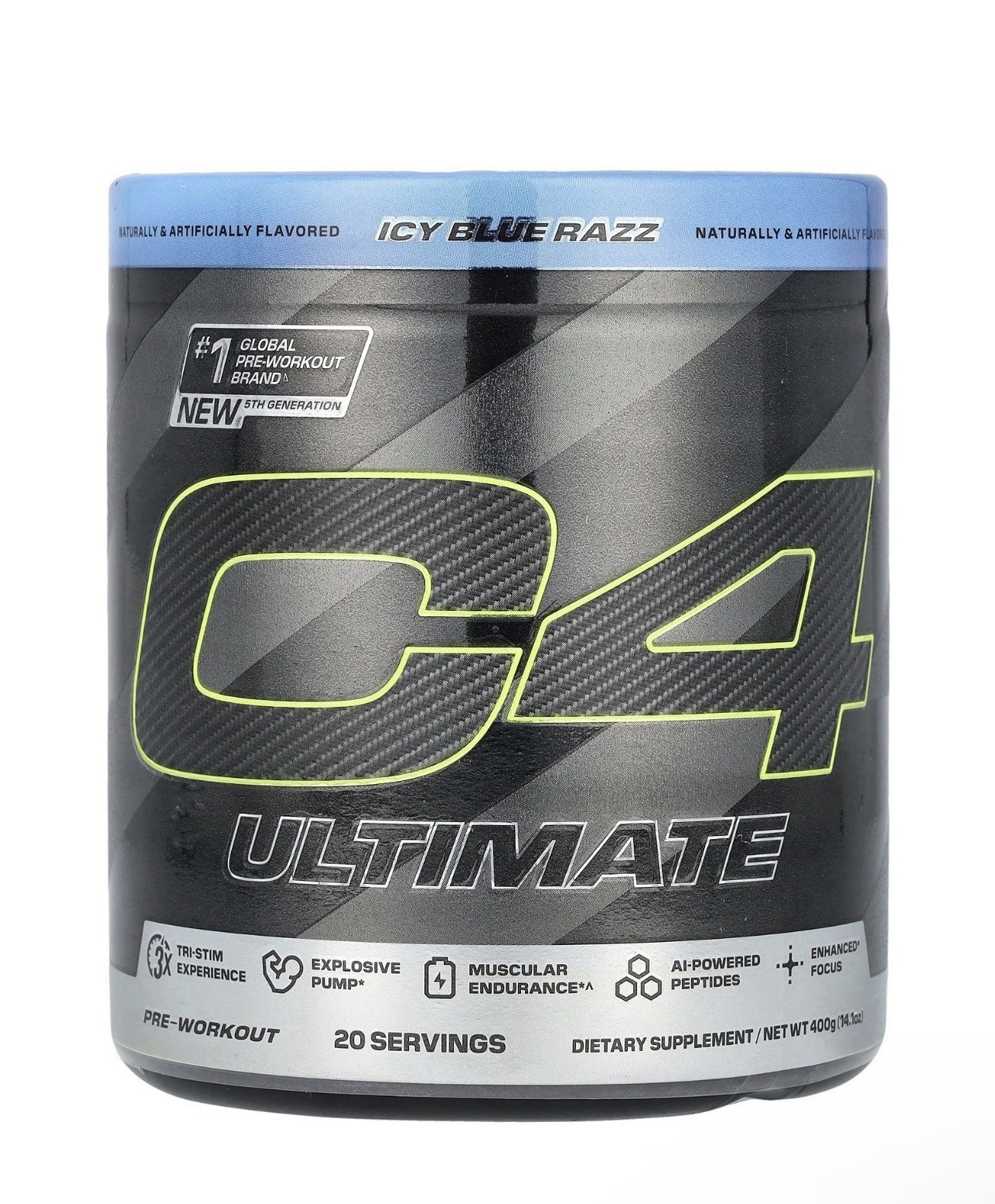 C4® Ultimate, Pre-Workout, Icy Blue Razz, 14.1 oz (400 g)