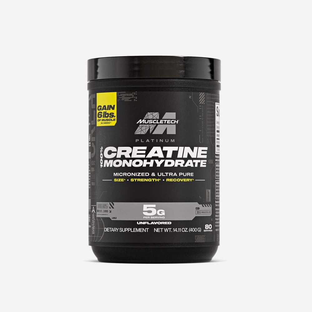MuscleTech Platinum Creatine Monohydrate 400g Powder – 80 Servings