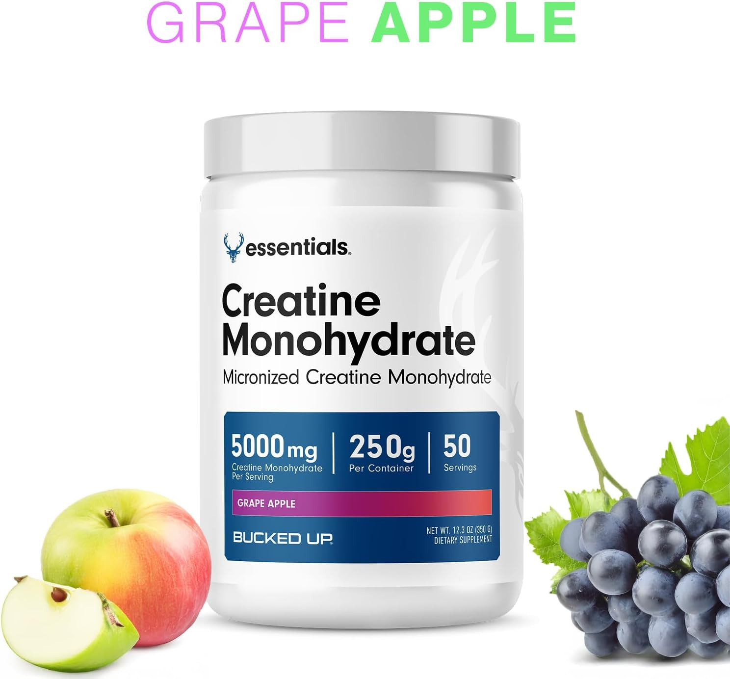 Grape Creatine for Women and Men – Easy to Mix Vegetarian – Flavored Creatine M