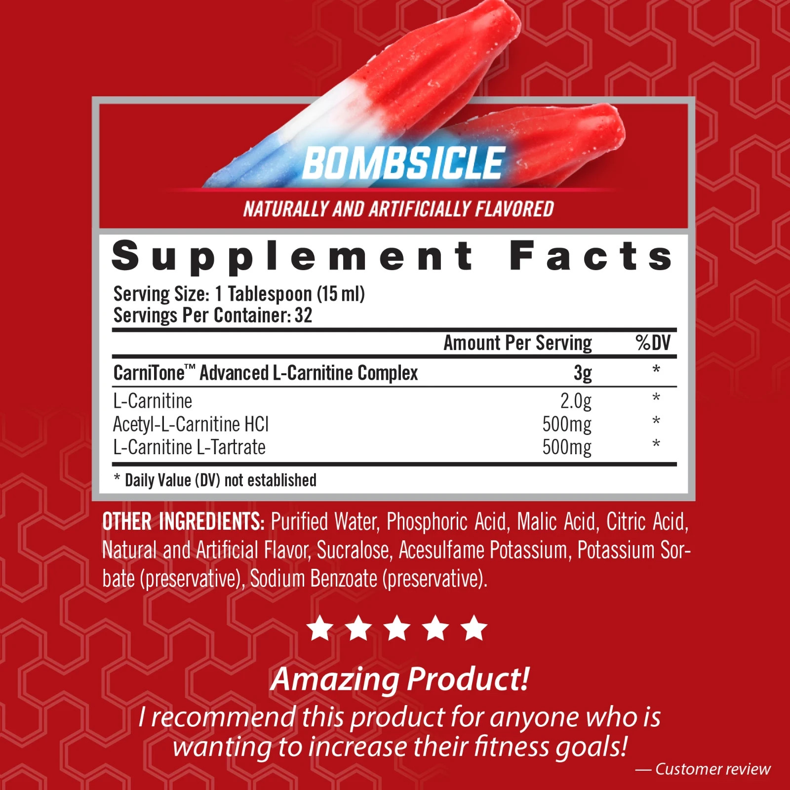 L-CARNITINE LS3 3000 Fat Loss-Metabolism (32 Servings) PACK OF 2