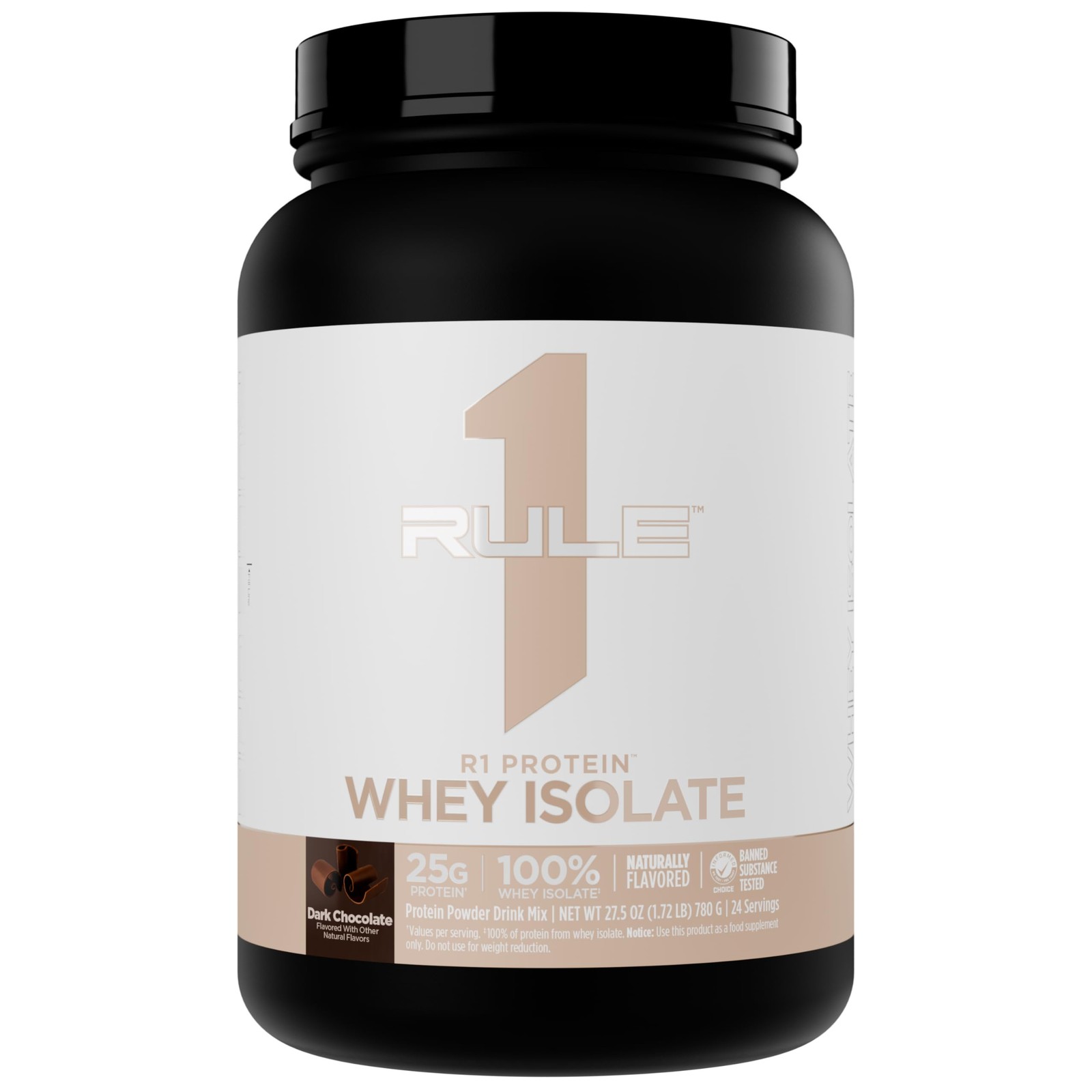 Rule 1 Naturally Flavored R1 Protein Whey Isolate Clean Formula with 25g Pro…
