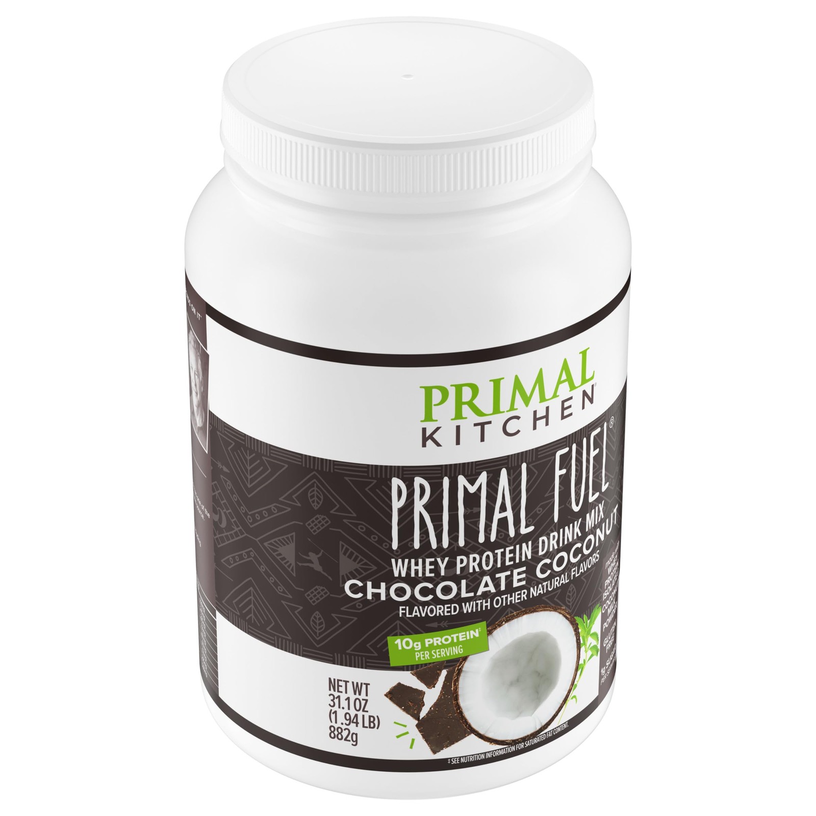 Primal Kitchen Primal Fuel Chocolate Coconut Whey Protein Powder, Gluten and …