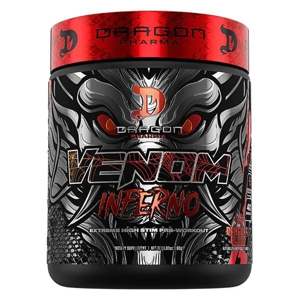 Extreme High-Stim Pre-Workout Powder, Explosive Energy & Focus, 40 Servings