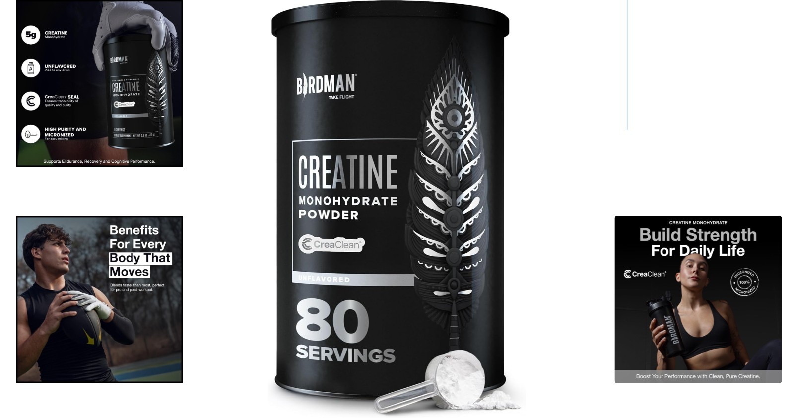 Caffeine Free Micronized Creatine Powder – Enhance muscle recovery & performance