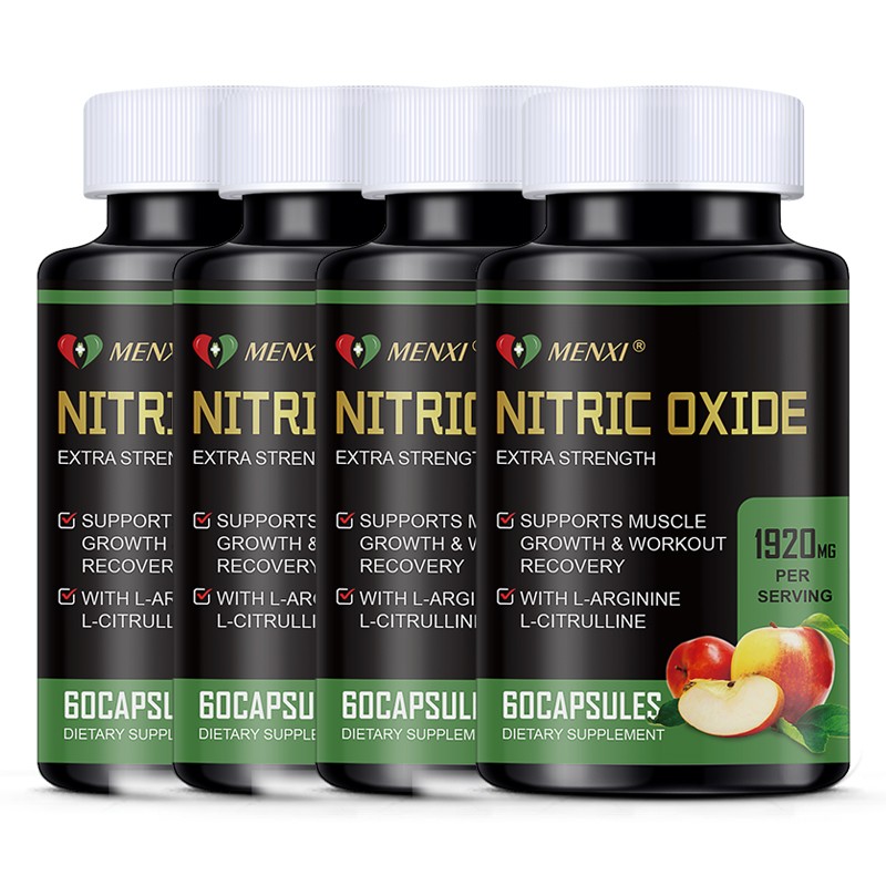 Extra Strength Nitric Oxide & Circulation Booster | L-Arginine, L-Citrulline