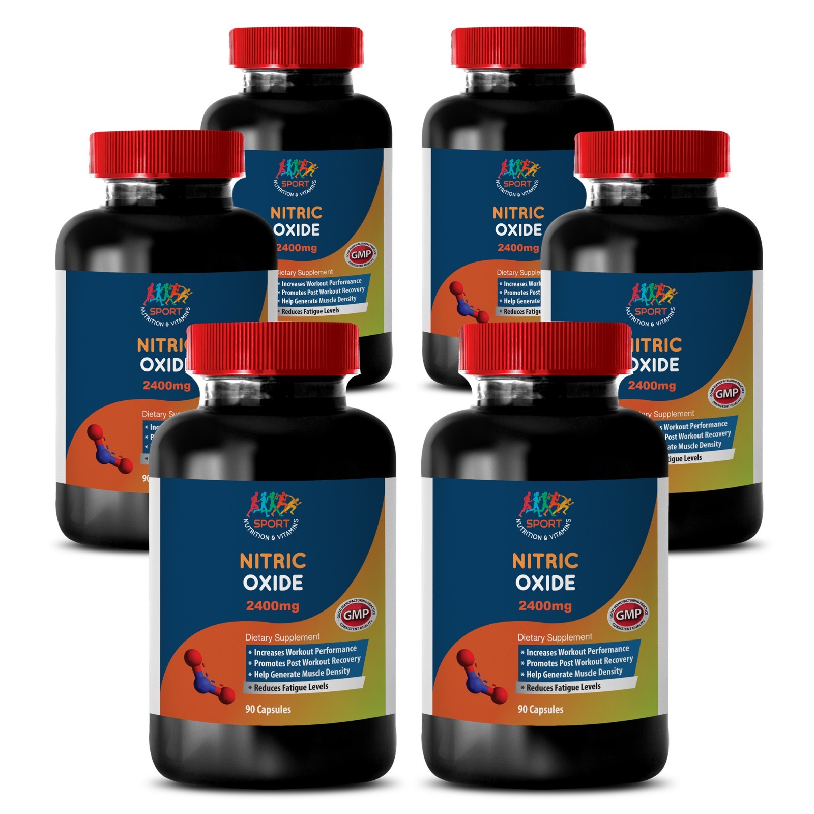 Nitric Oxide Power 2400 – Extreme Recovery – Post workout – 6 Bottles