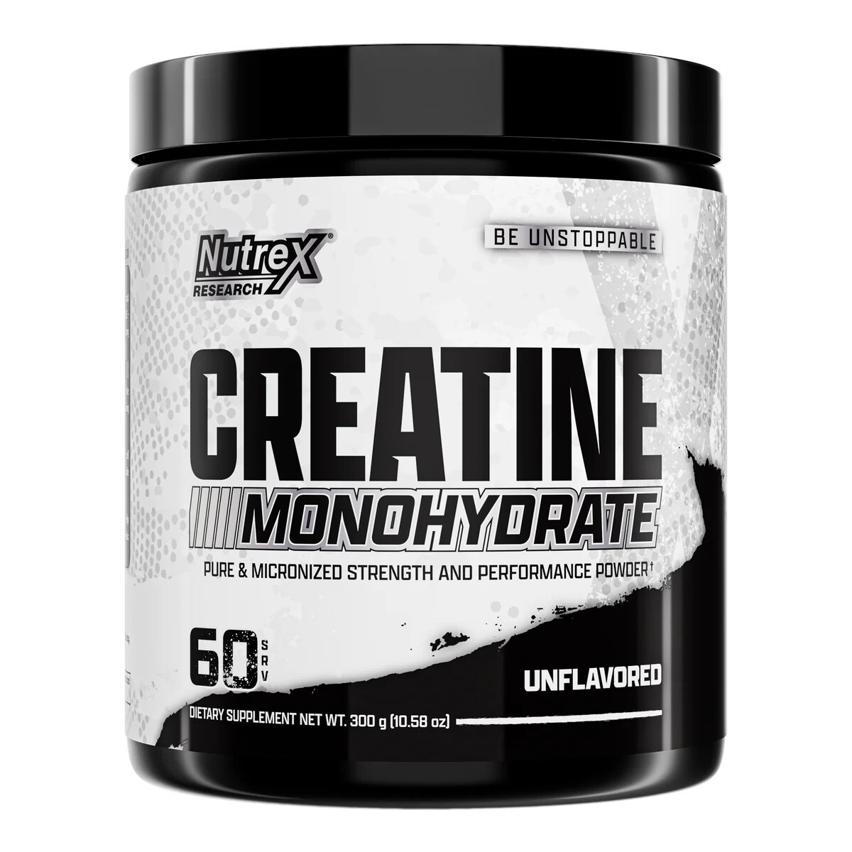 Nutrex CREATINE Monohydrate Powder Micronized Unflavored 60 Servings 300 Grams