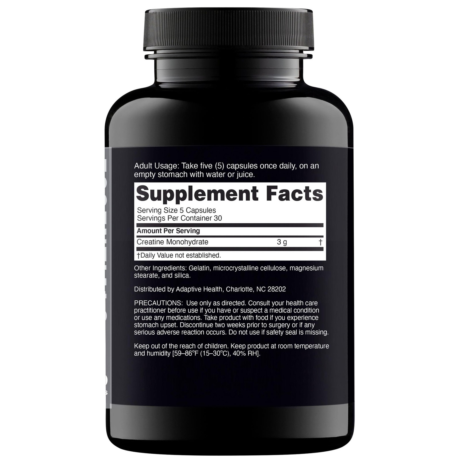 Essentials Premium Creatine Monohydrate Pills Supplement, 3000mg, 300 Capsules