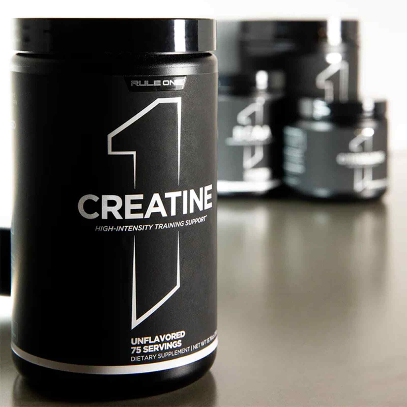 RULE 1 Creatine 75 serv Unflavored 100% Creatine Monohydrate 375g