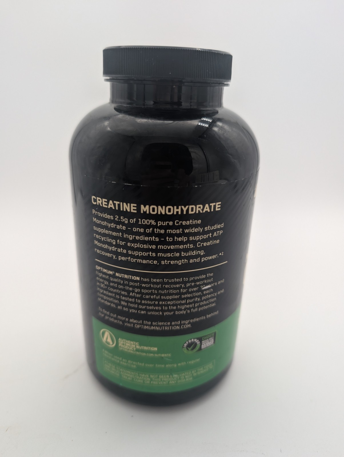 Optimum Nutrition Micronized Creatine Monohydrate 200 Capsules 2500m
