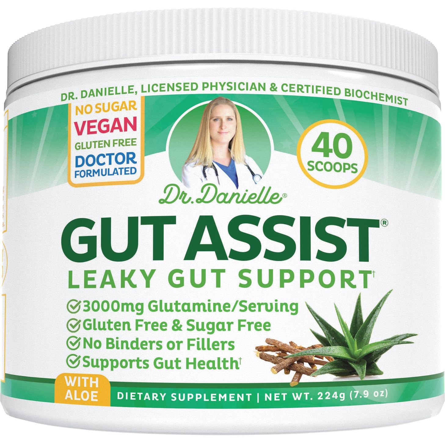 GUT SUPPORT Repair Supplement Healthy Digestive IBS 40 Scoops DOCTOR DANIELLE