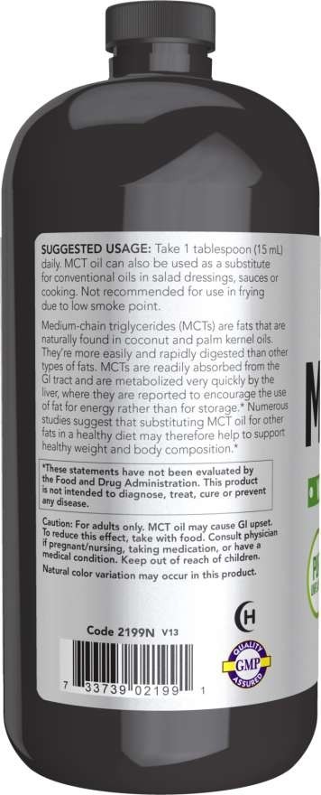 NOW FOODS MCT Oil Liquid 32 fl oz