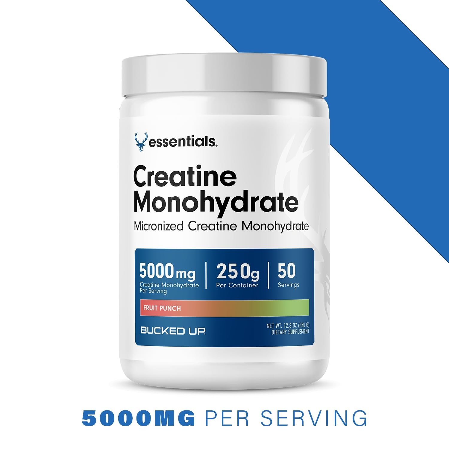 Fruit Punch Creatine for Women and Men – Easy to Mix Vegetarian – Flavored Cr…