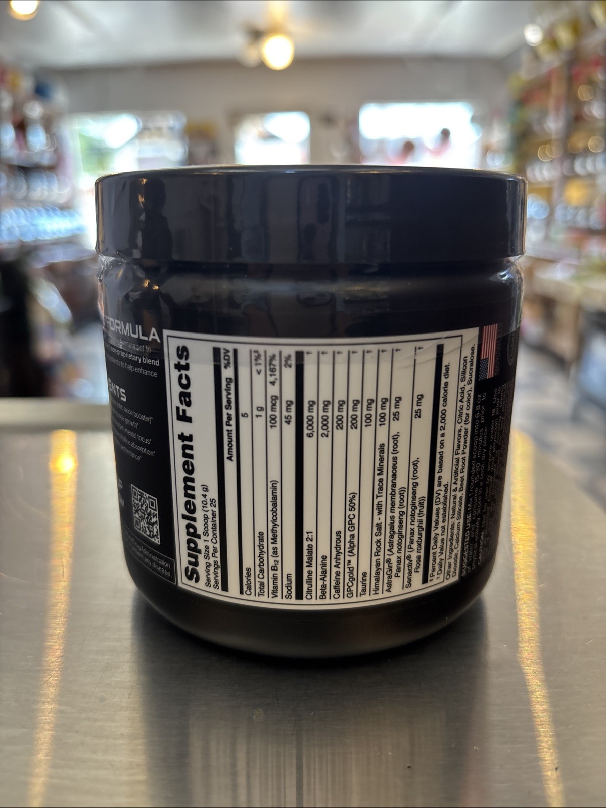 Bucked Up Pre-Workout Powder, Blood Raz, 200 mg Caffeine, 25 Serv. New