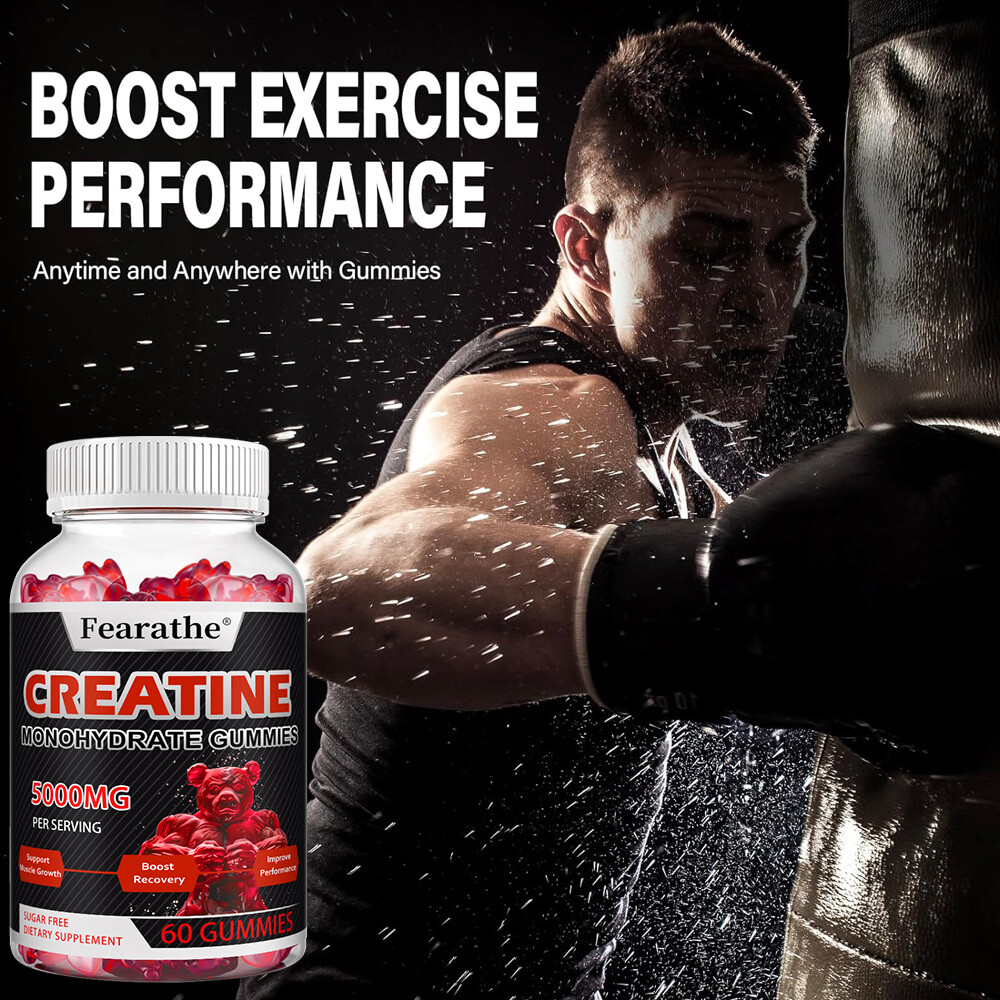 Creatine Monohydrate 5000 mg Promotes muscle growth and recovery