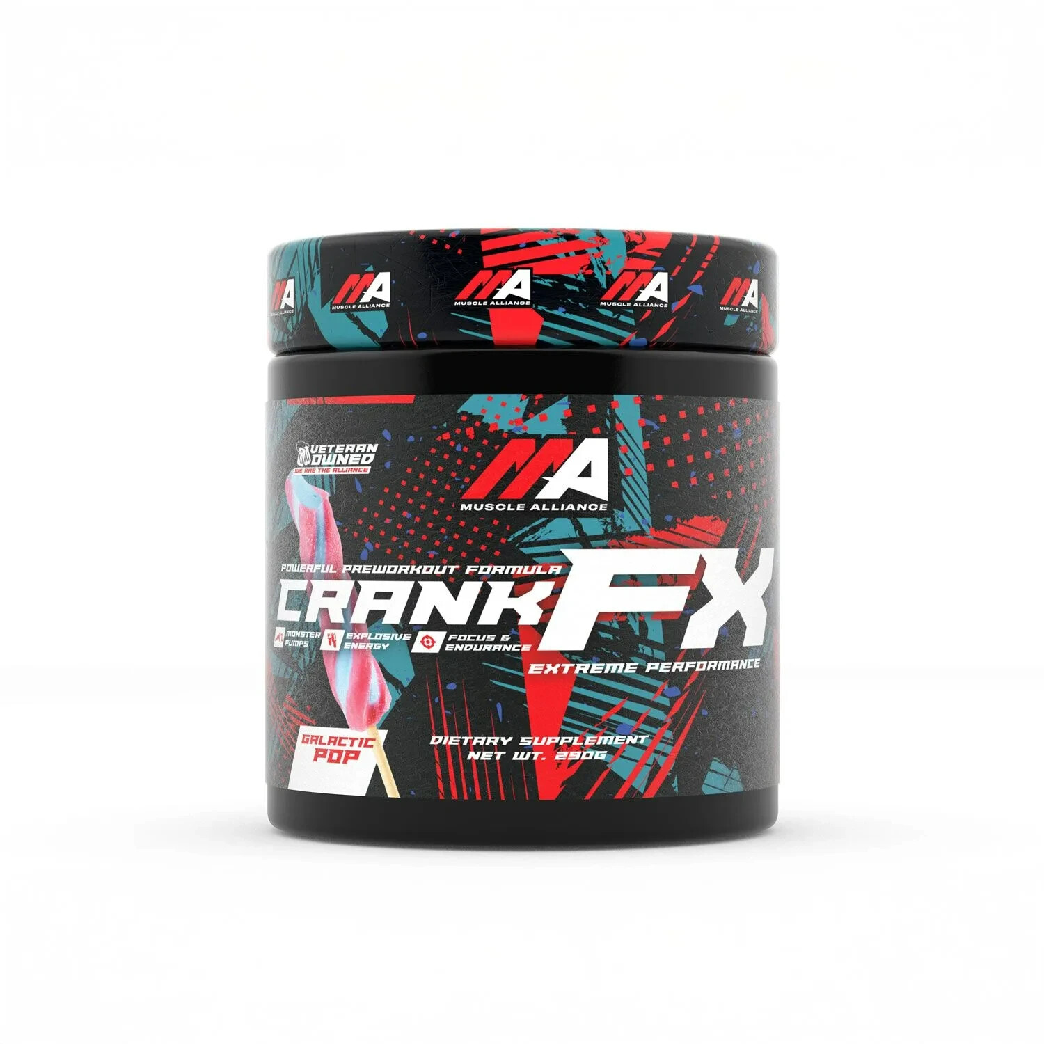 CRANK-FX Preworkout Rocket Pop Flavor