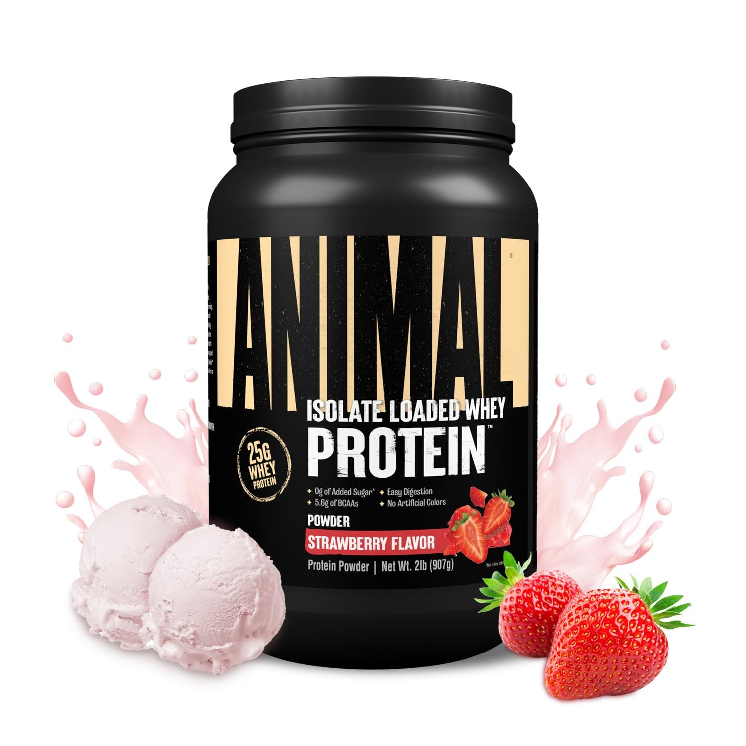 Animal Whey Isolate Protein Powder – Loaded for Pre & Post Workout Muscle Builde