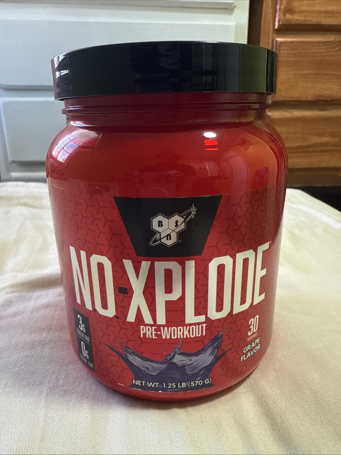 BSN N.O.XPLODE Pre-Workout NO Xplode 1.22lb 30 Servings (Grape Flavor) NO XPLOD