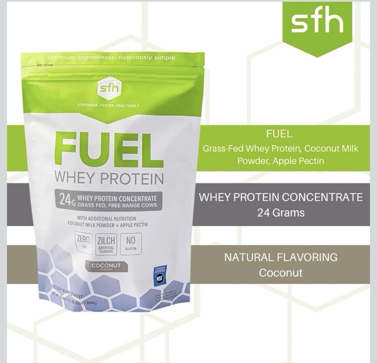 Fuel Whey Protein Powder Tasting Grass Fed Whey Mcts Fiber For Energy All