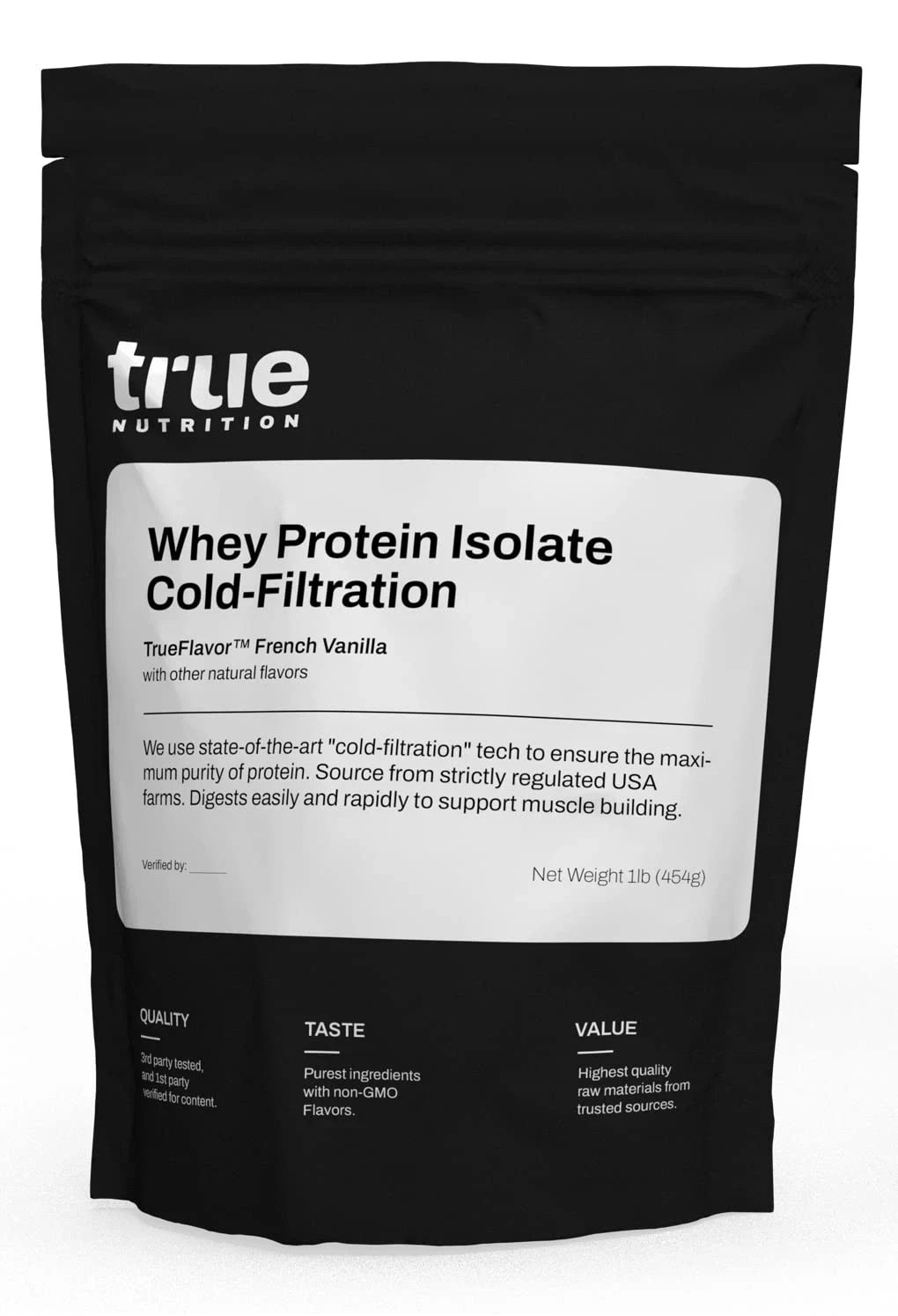 Vanilla Whey Protein Isolate Cold-Filtration – 100% Whey Protein Powder – 27g…