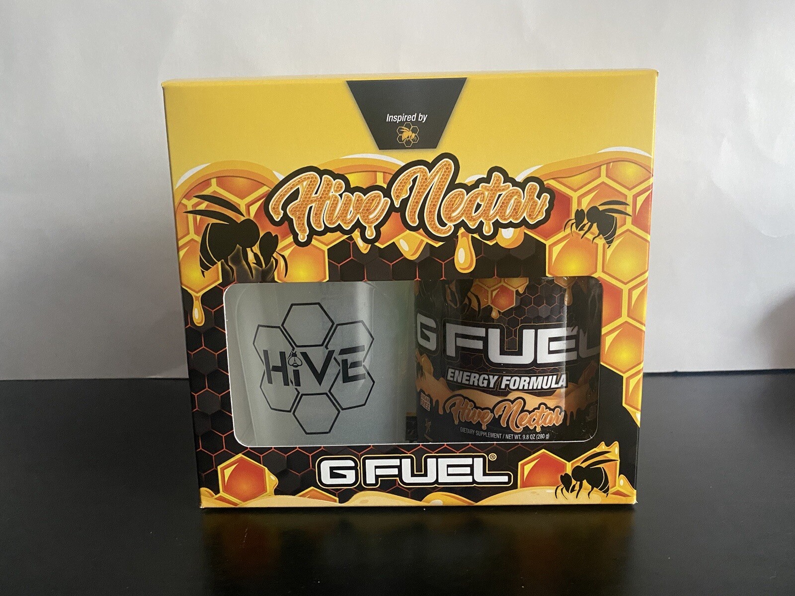 GFUEL Hive Nectar Collectors Box (G Fuel) Limited Edition Tub + Shaker RARE