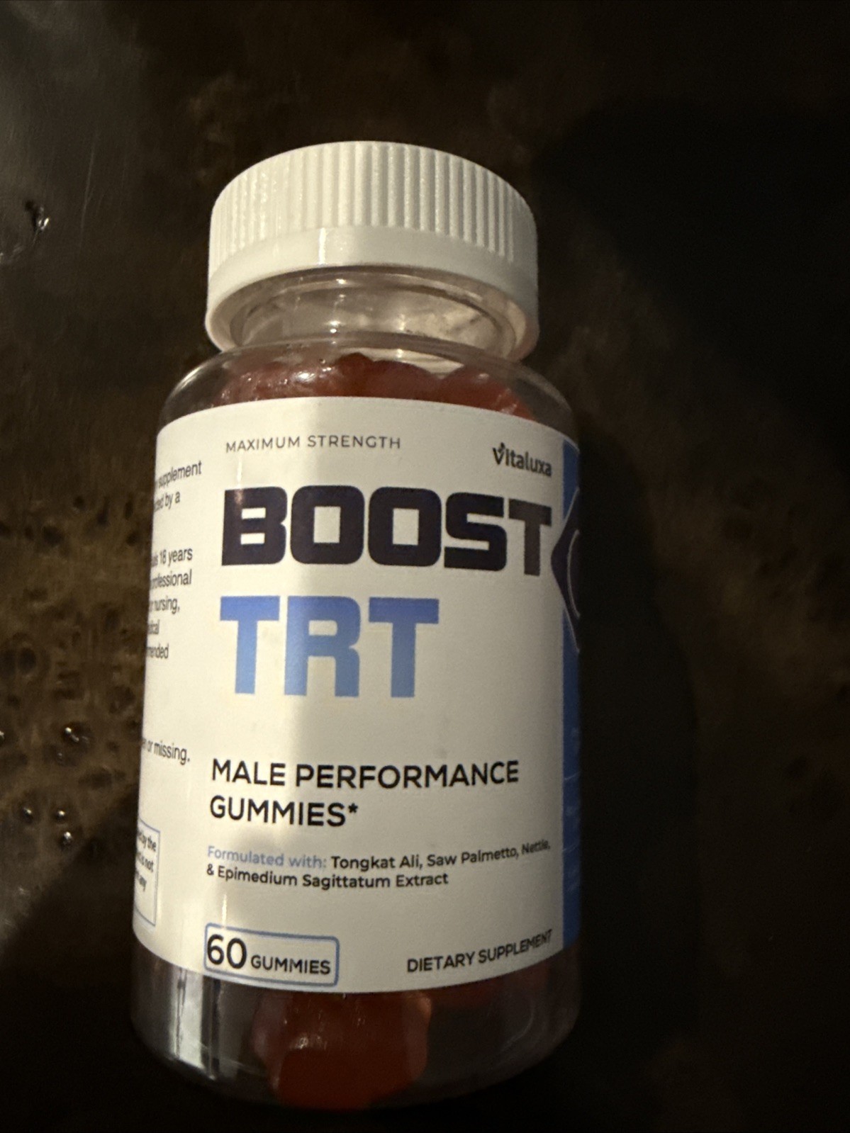 Boost TRT 60 Gummies W Ashwaghanda Saw Palmetto… 2 per serving EXP 1/27