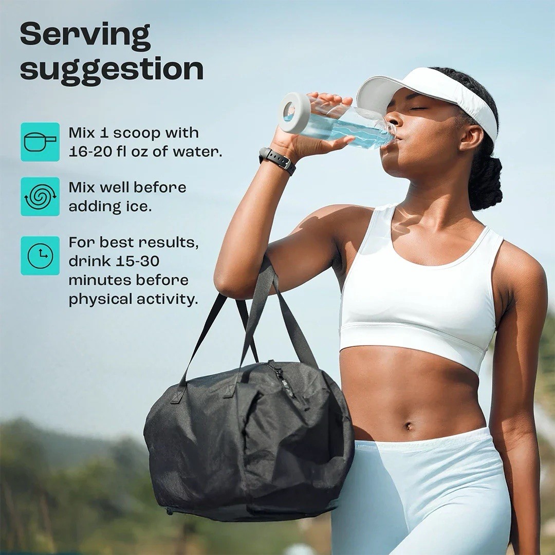 Key Nutrients Pre-Workout Vegan electrolytes Powder Hydration Blue Raspberry