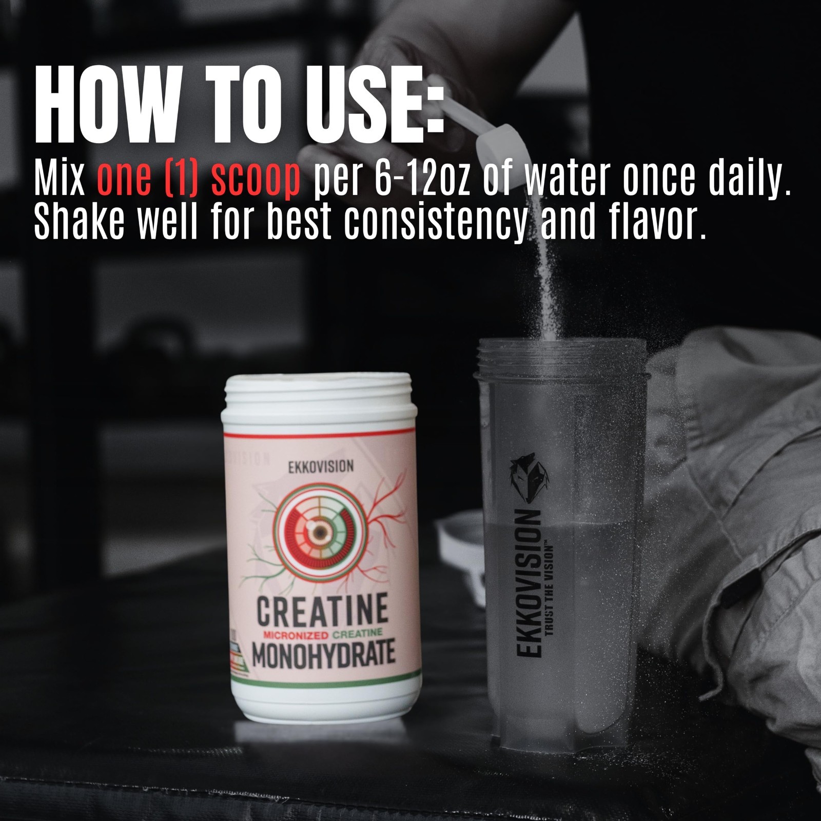 Micronized Creatine Monohydrate Powder, Unflavored, 200 Servings, Pre & Post Wor
